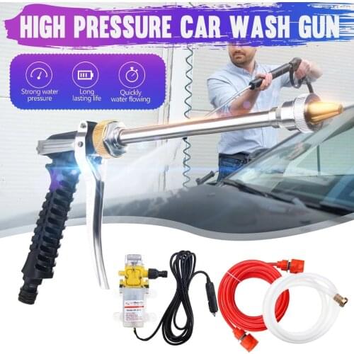 12V 100W Car Washer Guns Pump Car Sprayer High Pressure Cleaner Electric Cleaning Auto Device Car care Portable Washing Machine