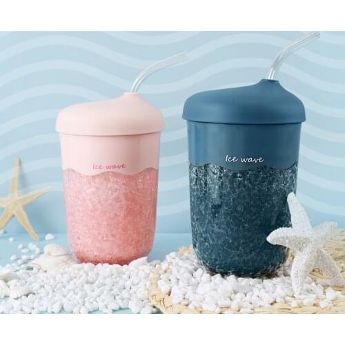 Ice Plastic Straw Cup Water Cup Diamond Double-Layer Car Bottle Fashion Trend Male and Female Student Water Mug Friend Gift