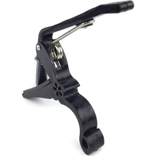 Plastic Steel Black Guitar Parts & Accessories Professional Ukulele Capo Single-handed Quick Change Ukelele Capo