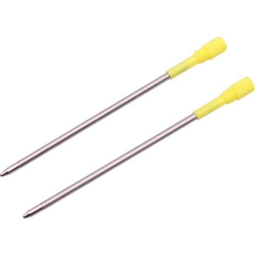 Retail 30 pcs 1.0mm Ballpoint Pen Metal Refill Length 82mm Match Big Diamond Crystal Pen Office School Writing Supplies