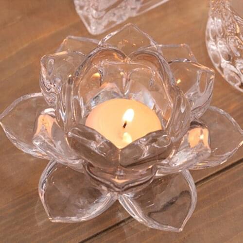 SHUBEER Decorative Crystal Candlesticks