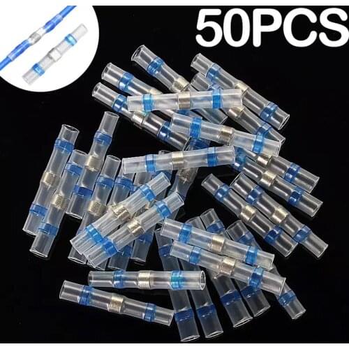 10/30/50PCS Welding Terminal Sealing Wire Connector Insulation Waterproof Welding Sealing Sleeve Joint Terminal Wire Connector