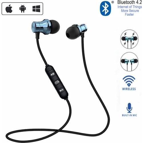 Headphone XT11 Sports Wireless Earphones Magnetic Smart Stereo Headphones Waterproof Earphone for All Smart Phone