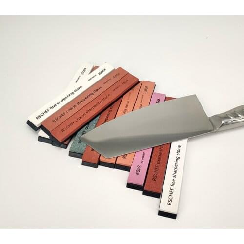 White corundum sharpening stone Fixed angle sharpener sharpening stone Sets daily sharpening coarsegeinding Cutting edge