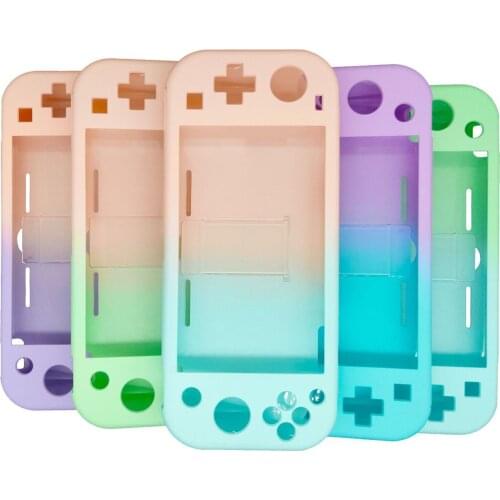 Gradient Protective Shell Game Console Host Protector Host Bracket Frosted Hard Protective Cover For Nintendo Switch Lite Case