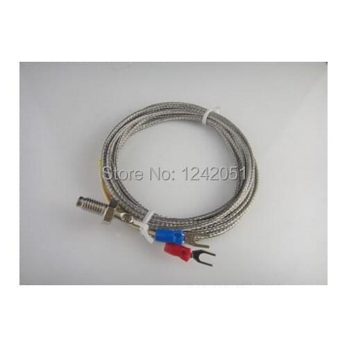 10pcs K Thermocouple Temperature K Sensor 2M M6 screw