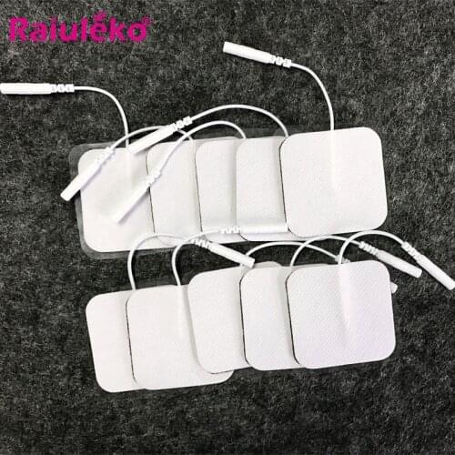 20/10pcs/lot(5 pairs) diameter about 0.35cm round Tens Electrode Pads for Slimming Massage Digital Therapy Machine Massager