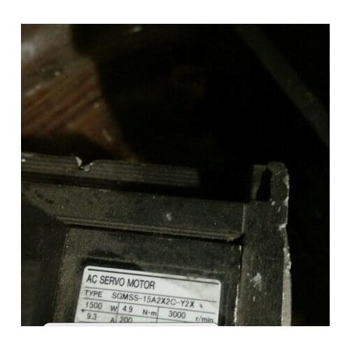 USED 100% TESTED WORKING AC SERVO MOTOR SGMSS-15A2X2C-Y2X *100% REAL STOCK,Please contact us for real photo