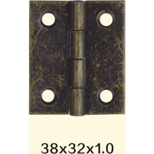 Freeshipping 38*32*1mm Iron Metal Hinge Sewing Machine Folding Table Furniture Flip Tray Hinges Big Door Hinges