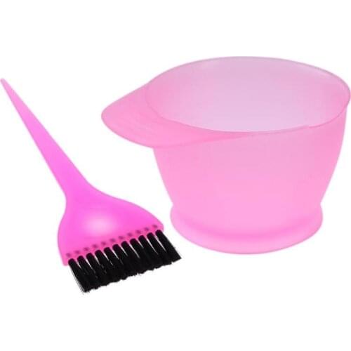 Hair Color Dye Bowl Comb Brushes Tool Kit Set Tint Coloring Dye Mixing Mixer Applicator Bowl Comb Brush Set Hairdressing Styling