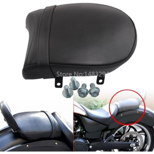 Black Rear Passenger Pillion Pad Seat For Victory Vegas Kingpin Judge 2003-2013