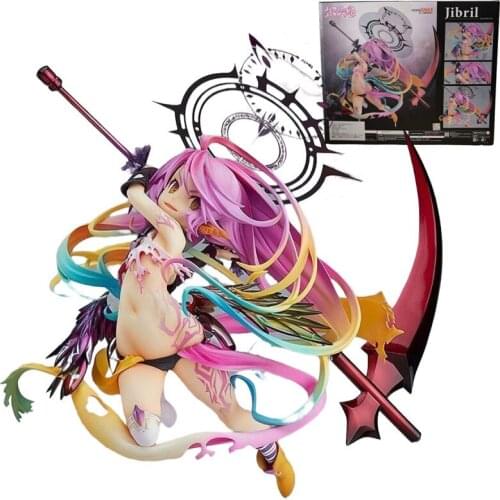 31Cm Original Anime Gsc No Game No Life Close Number Jibril Pvc Action Figure Model Toys Figure Collection Doll Gift