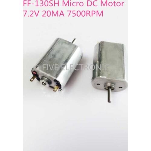 FF-130SH 7.2V 20mA 7500RPM Micro DC Motor, use for Audiovisual Compact disk player Radio Control Models electric shaver