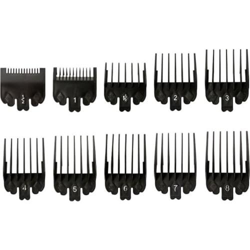 10 Pcs/set Electric Clippers Caliper Limit Comb Oil Head Clipper Combs Tool