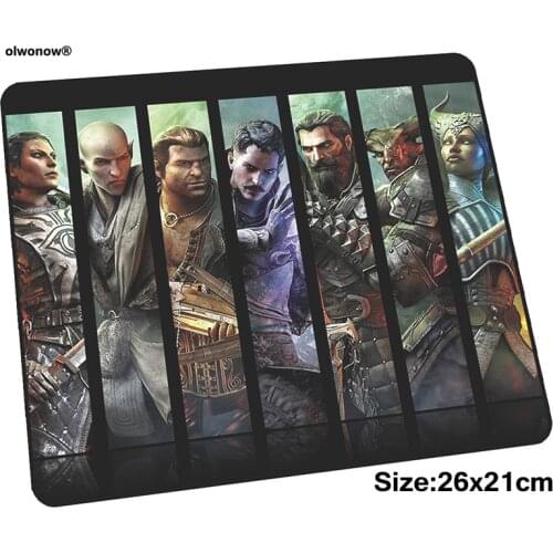 Dragon age mousepad 26x21cm gaming mouse pad big gamer mat New arrival game computer desk padmouse keyboard anime play mats