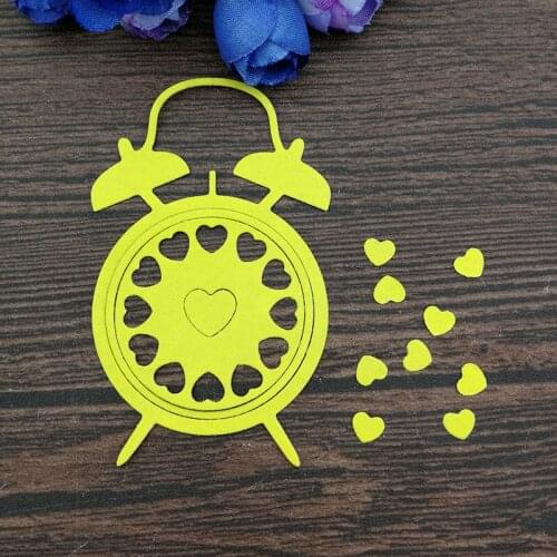 Heart Clock Metal Die cutting Dies For DIY Scrapbooking Photo Album Decorative Embossing Folder Stencil Die Cut