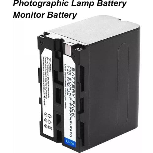 New Sale 7200mAh NP-F970 NPF-960 Photographic Lamp Battery For LED Video Monitor Battery Yongnuo Photography light Battery