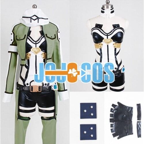 New Anime Sword Art Online GGO Sinon Cosplay Costume