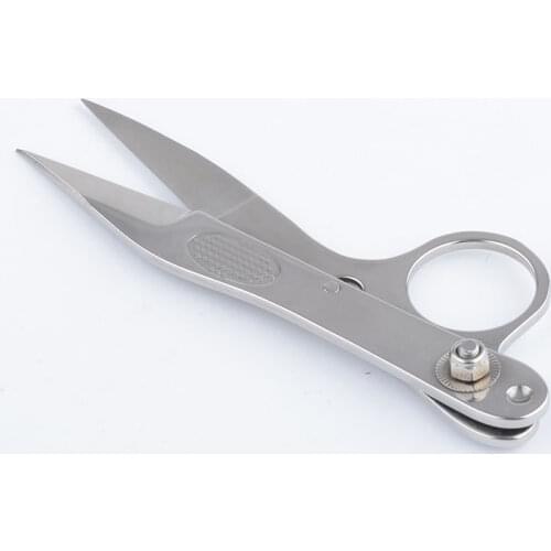 All stainless steel scissors large one wear-resistant thread trimmer thread sewing tools DIY household scissors
