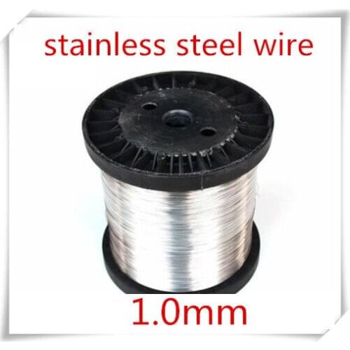 50meters 1.0mm stainless steel wire hard condition,SUS304,,bright steel wire