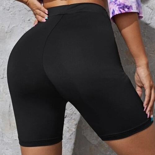 Women Shorts Summer Basic Short Solid Black Shorts for Women Female Clothing Cycling Bike Shorts Stretch Pantalones Sweatpants