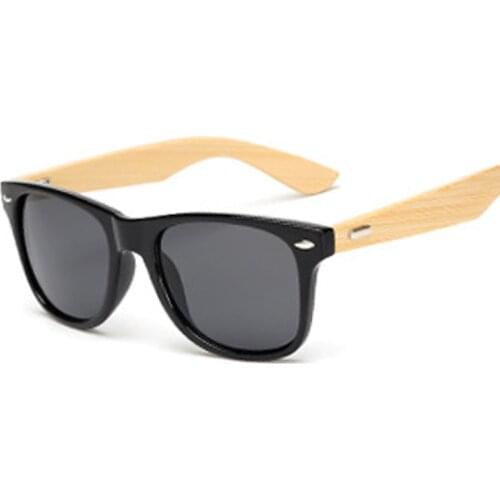 Vintage Wood Men Sunglasses Brand Designer Bamboo Sun Glasses Women Sport Style Colorful Mirror Classic Fashion Oculos De Sol