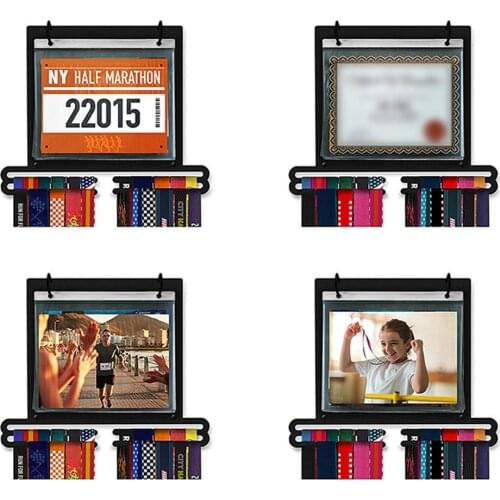 Sports Race Medal Display Rack Holder Iron Material Running Swim Medal Hanger Display Sports Medal Holder Medal Hanging Shelf