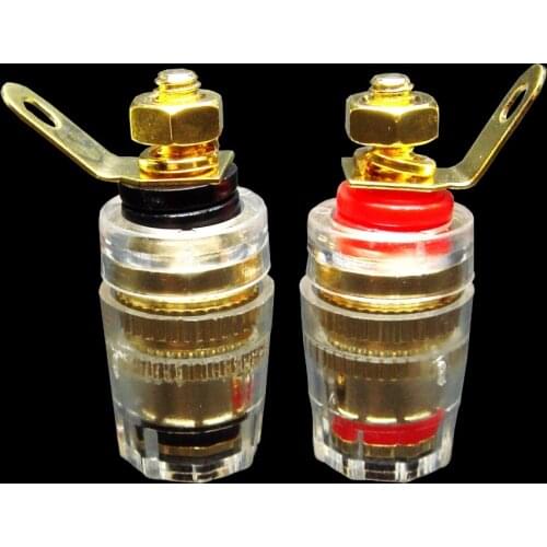 Amplifier Speaker Terminal Binding Post 4mm Banana Plug Jack Connector 32mm