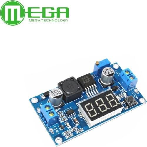 1pcs XL6009 Boost Step-up Module Power Supply LED Voltmeter Adjustable boost module with digital voltage meter display