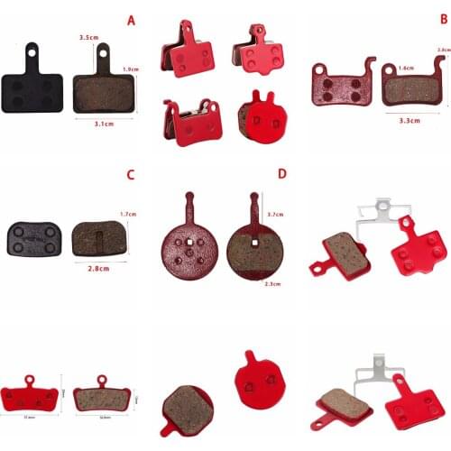 1 Pair Organic MTB Mountain Bikes Cycling Road Bicycle Resin Disc Brake Pads