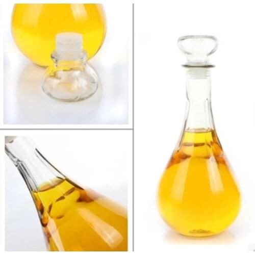 1PC Glass sobering device paojiu seal liquor bottle red glass wine 1000ml JR 1093