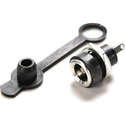 1PCS Waterproof DC Power Socket Jack Power Charger Plug Panel Mount Female Mount Connector 3A 5.5 x2.1mm