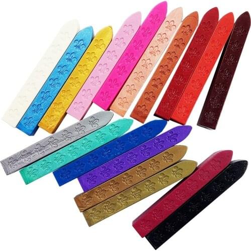 18 Pcs/pack Vintage Cord Wick Vintage DIY Sealing Wax Sticks Seal Stamps For Letter Wedding Invitations