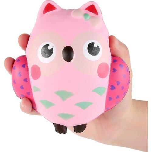 2020 Squishy Jumbo Soft Slow Rising Toys Unicorn Cat cup Spectacle bear Squishy Squeeze Toy Relieve Pressure pendant