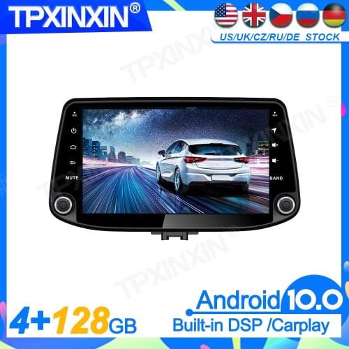 4+128GB Android For Hyundai I30 2017 2018 Radio Car DVD Player GPS Navigation Stereo Satnav Multimedia IPS Screen HD Auto Stereo