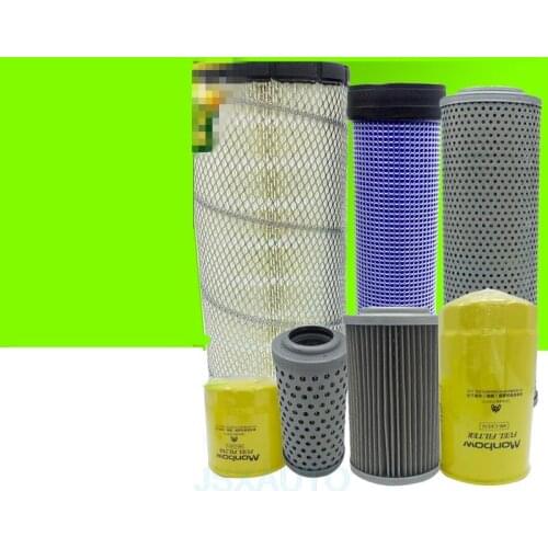 Excavator accessories For DOOSAN DH60-7 DX DAEWOO oil grid diesel grid air filter element hydraulic in and out of the oil filter