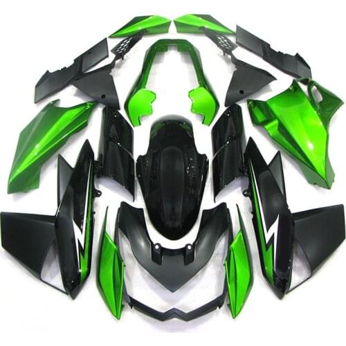 For Kawasaki Z1000s full-body fairing ABS green and black, 2010 2011 2012 2013 fairing