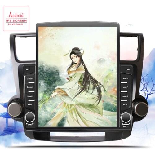 9.7' IPS Android 10.0 Car Radio Multimedia Auto GPS Navigation For Toyota Highlander 2007-2013 Auto Navi Stereo Tape Recorder