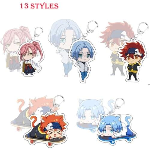 Anime SK8 The Infinity Skateboard Reki Kyan Langa Miya Keyring Cosplay Keychain Langa Miya Cherry Joe Adam Hiromi Acrylic Props