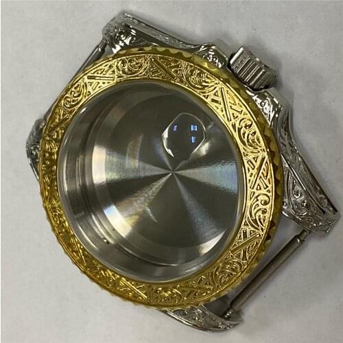 The Stainless Steel Watch Case for ETA2836 Miyota 8215 821A Automatic Mechanical Movement