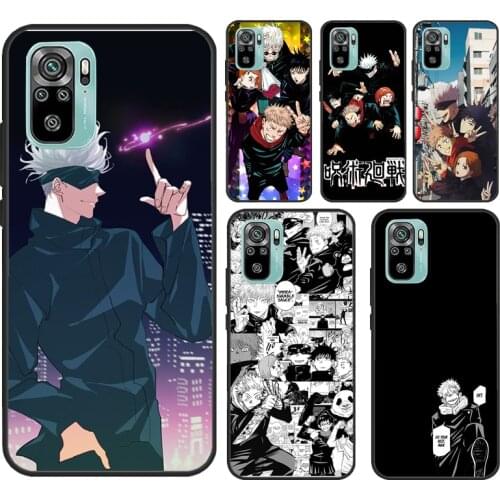 Jujutsu Kaisen Anime For Xiaomi Redmi Note 9 7 8 10 Pro Note 9S 8T Cover For Redmi 9C 9 9T 6A 7A 8A 9A Case