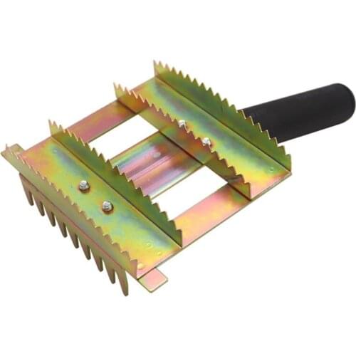 Cattle Sheep Double Sided Metal Antipruritic Brush Animals Anti Rust Itching Rake Comb Grooming Dematting Stripper