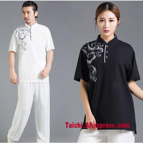 Tai Chi T-shirt Martial Art Short Sleeve Top Do Not Include Pants Free Shipping