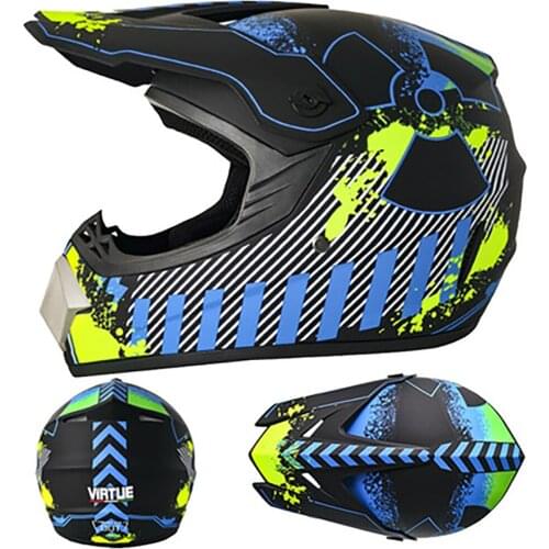 Buy 1 get 3 gifts Motorcycle Helmet Childrens Off-road Helmet Bicycle Racing Helmet Four Seasons Off-road Motorcycle Helmet