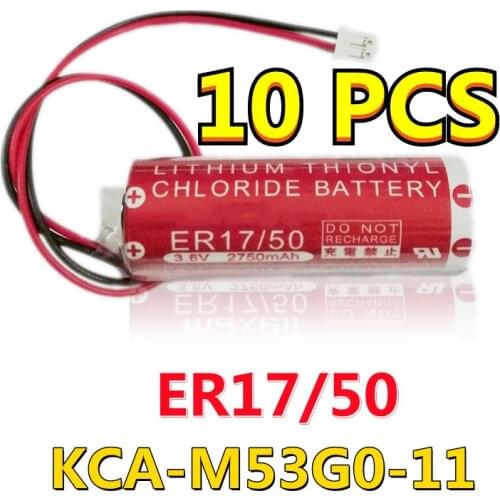 10PCS Original NEW For MAXELL ER17/50 KCA-M53G0-11 3.6V 2750mAh PLC Robot Lithium Battery