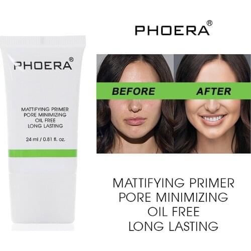 Phoera Face Primer Makeup Base Oil Control Moisturise Skin Liquid Foundation