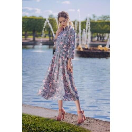 Royal Elegance Summer Dresses With Print