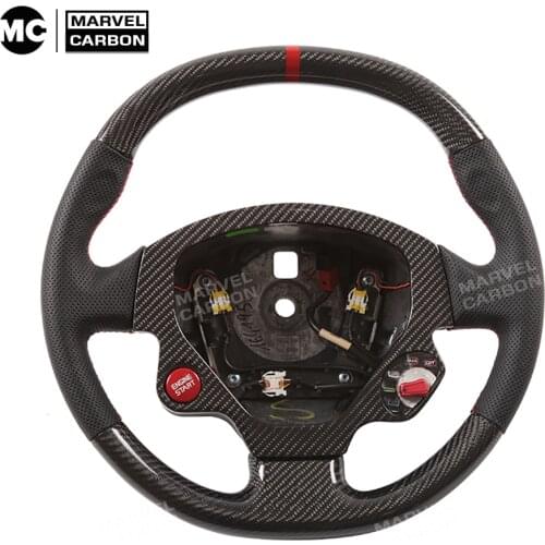 100% Real Carbon Fiber Steering Wheel for Ferra-ri F430 FF California