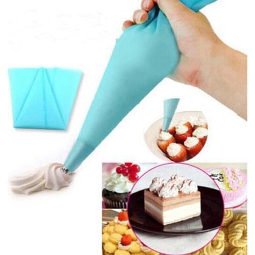 Silicone Reusable Practical Durable Flexible Good Cream Squeeze Bag Baking Tools Icing Piping Cream Pastry DIY Cake Decorating
