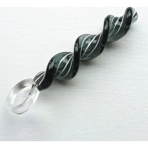 Spiral Anal Plug Prostate Massager Vaginal Stimulation Crystal Penis Anal Sex Toys for Women Men Butt Plug Femme Glass Dildo